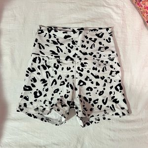 ECHT Cow Print Shorts